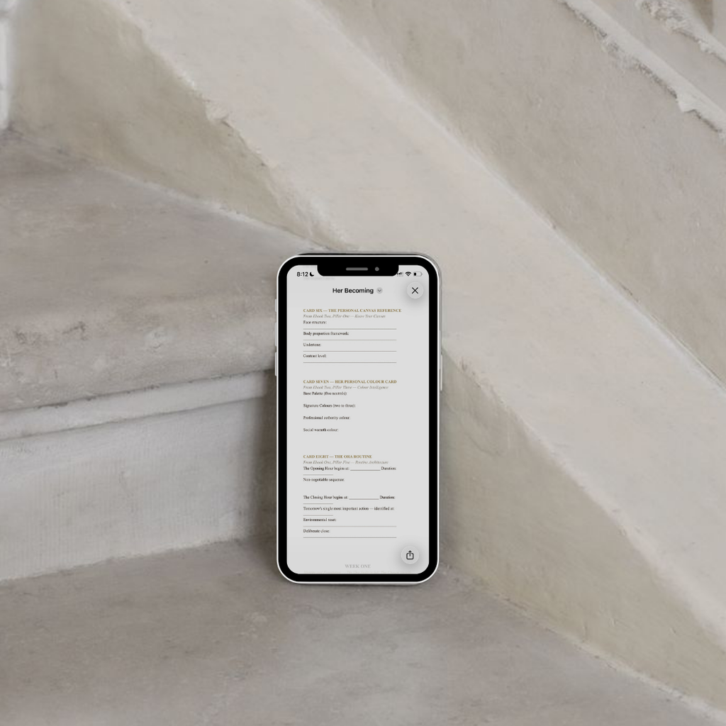 The Ora Edit — Mindset, Presence & Etiquette Course