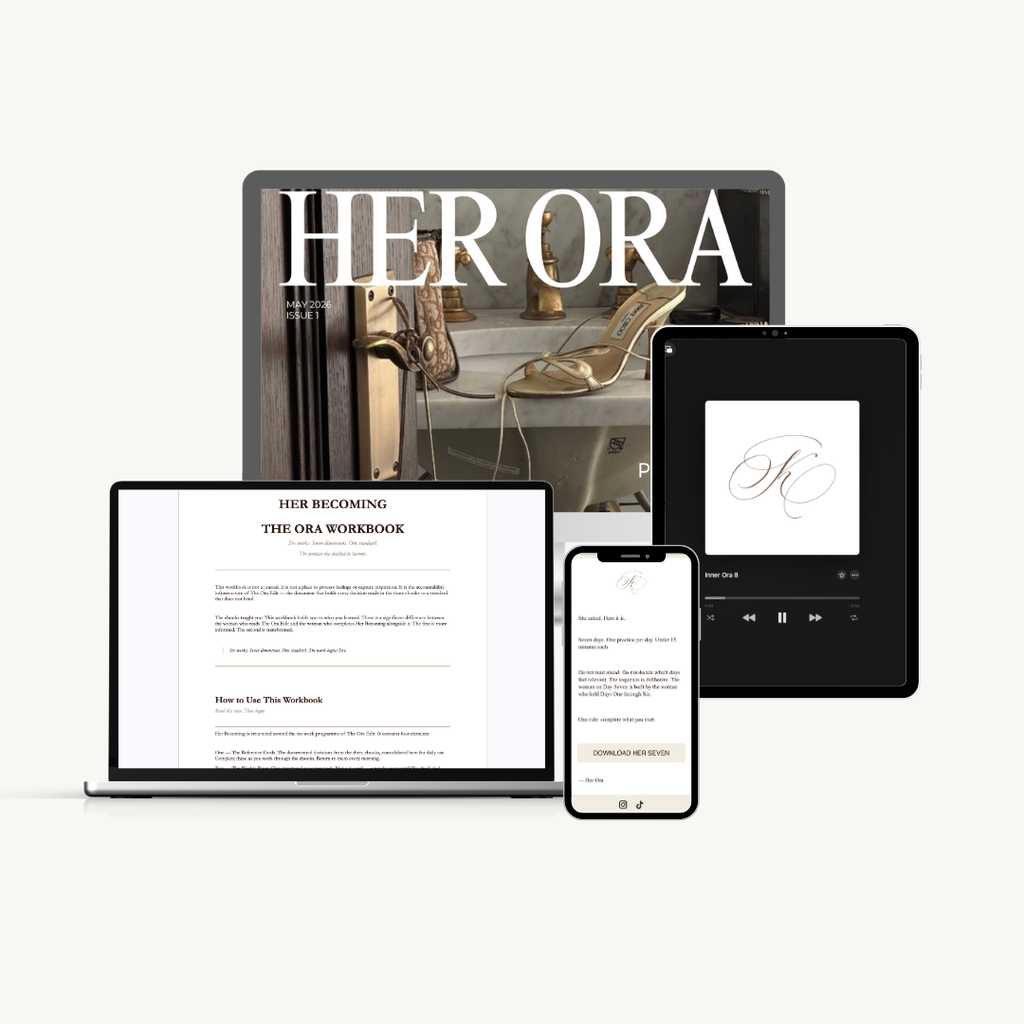 The Ora Edit — Mindset, Presence & Etiquette Course