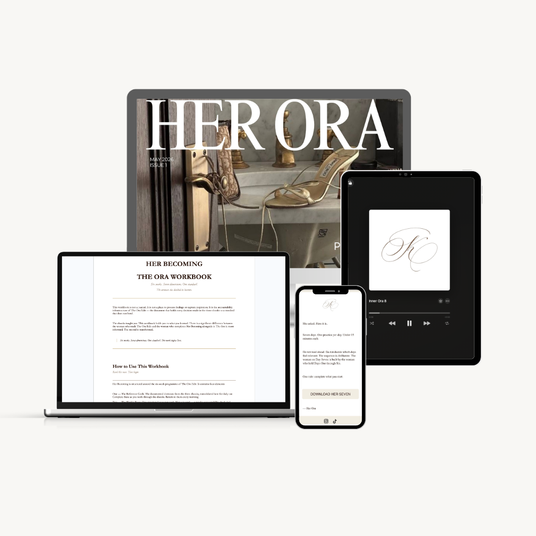 The Ora Edit — Mindset, Presence & Etiquette Course