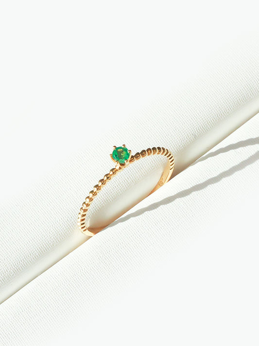 NATURAL EMERALD RING