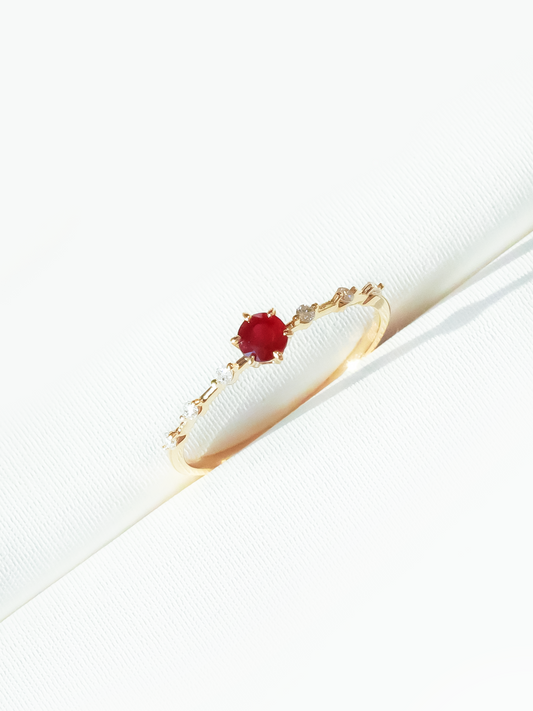 NATURAL RUBY RING